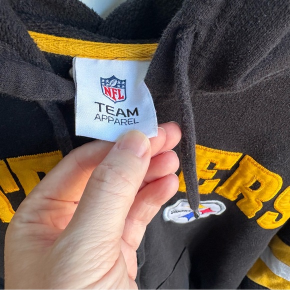 NFL Steelers Men’s Zip Up Hoodie Sweatshirt - Picture 3 of 5